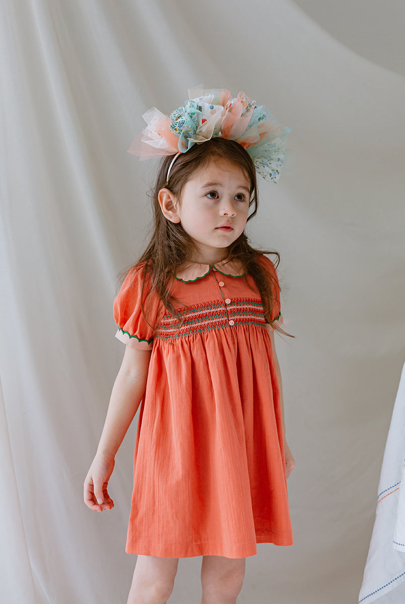St Ives Dress, Butter Orange – view 3