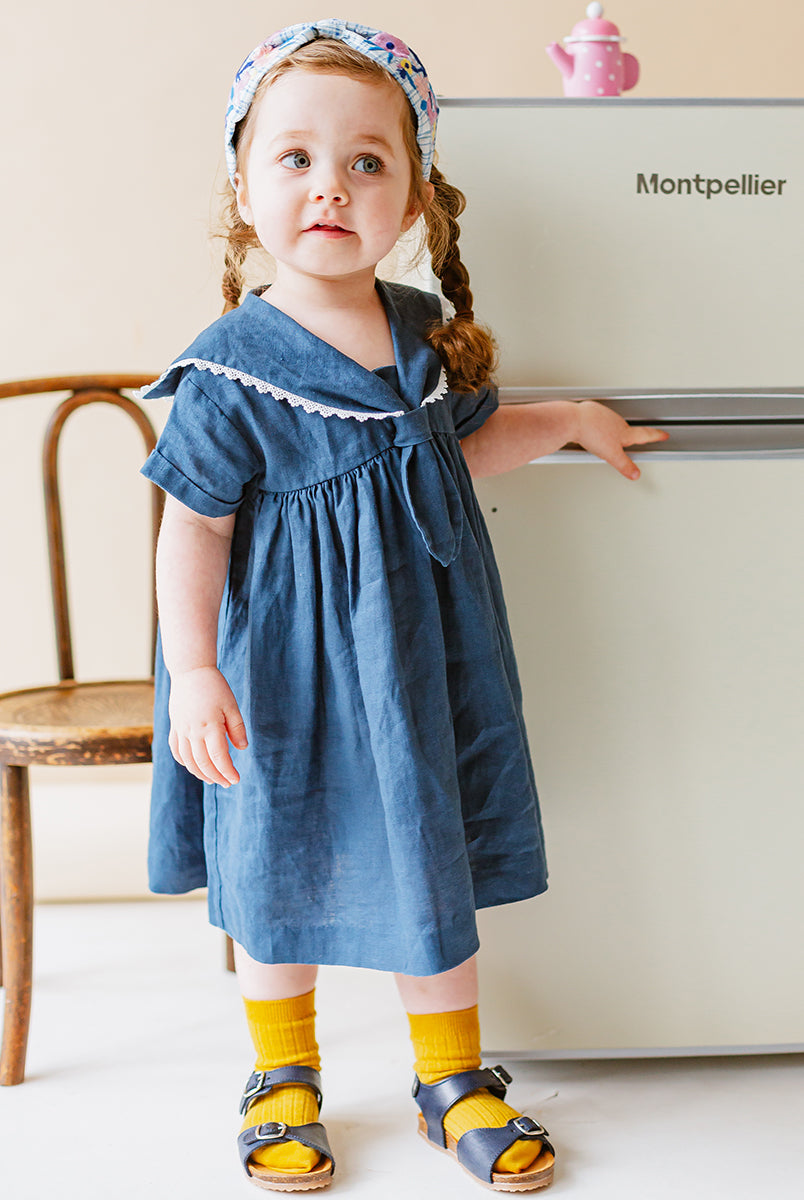 Cavendish Dress, Night Blue – view 4