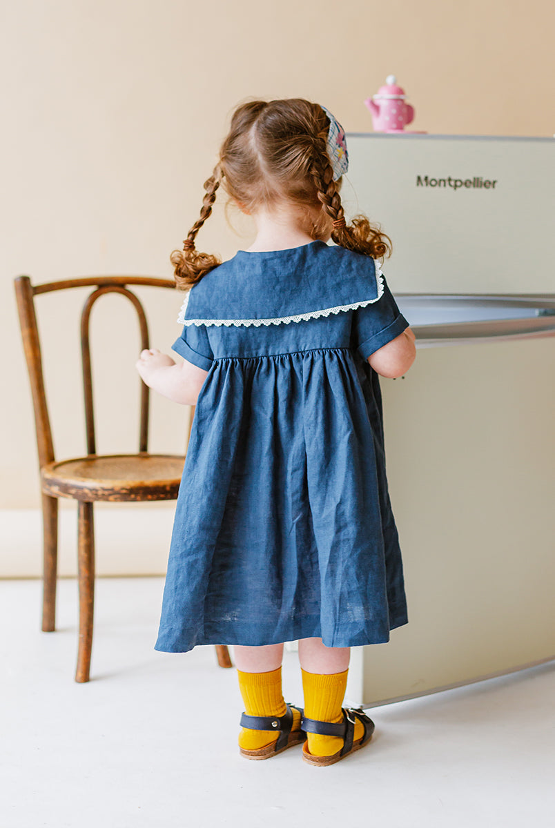 Cavendish Dress, Night Blue – view 5