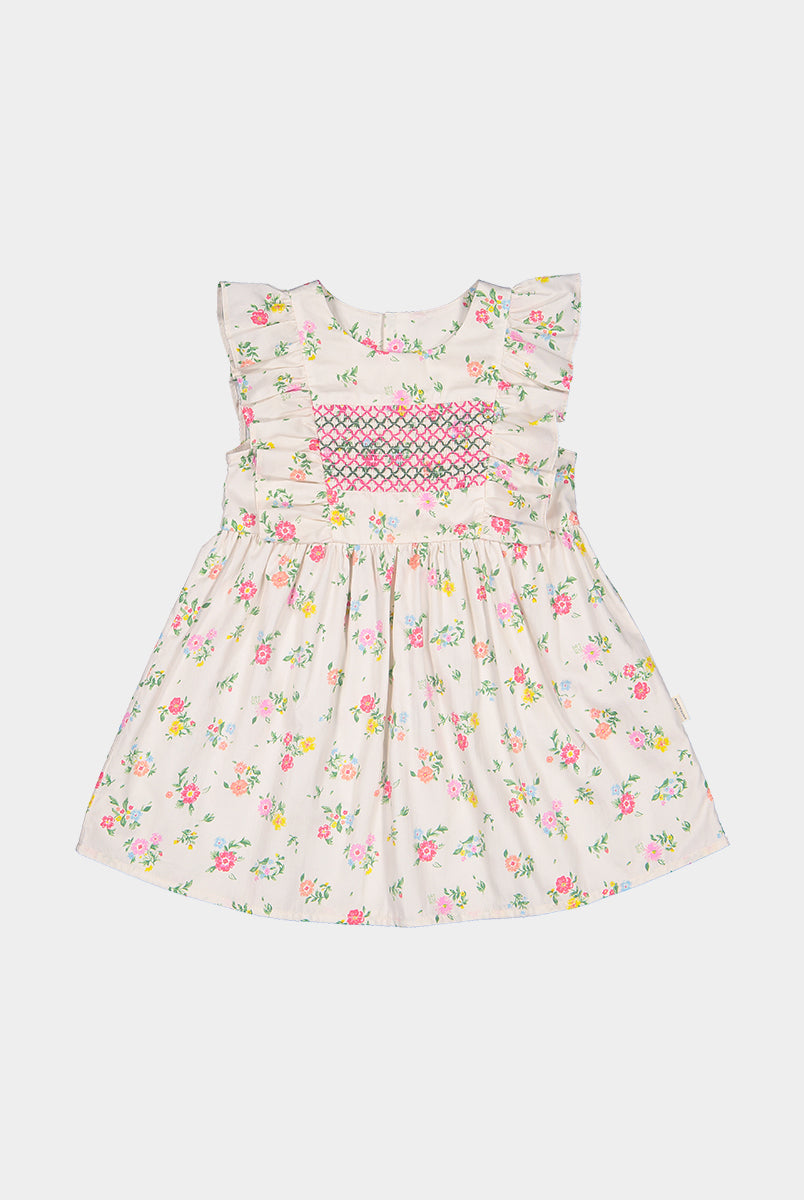 Laurel Smocked Dress, Kew Gardens – view 2