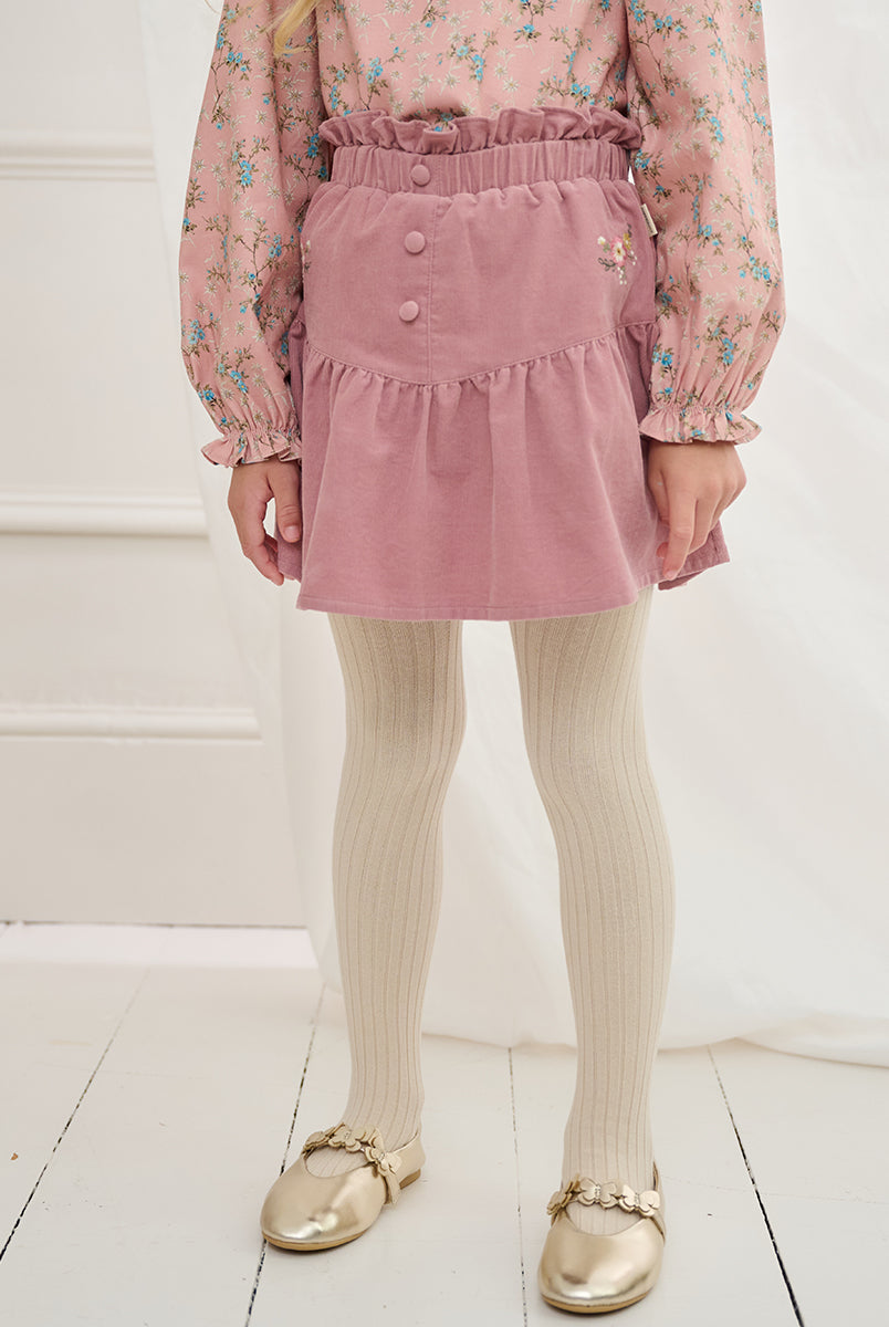Rochester Corduroy Skirt, Velvet Pink – view 5